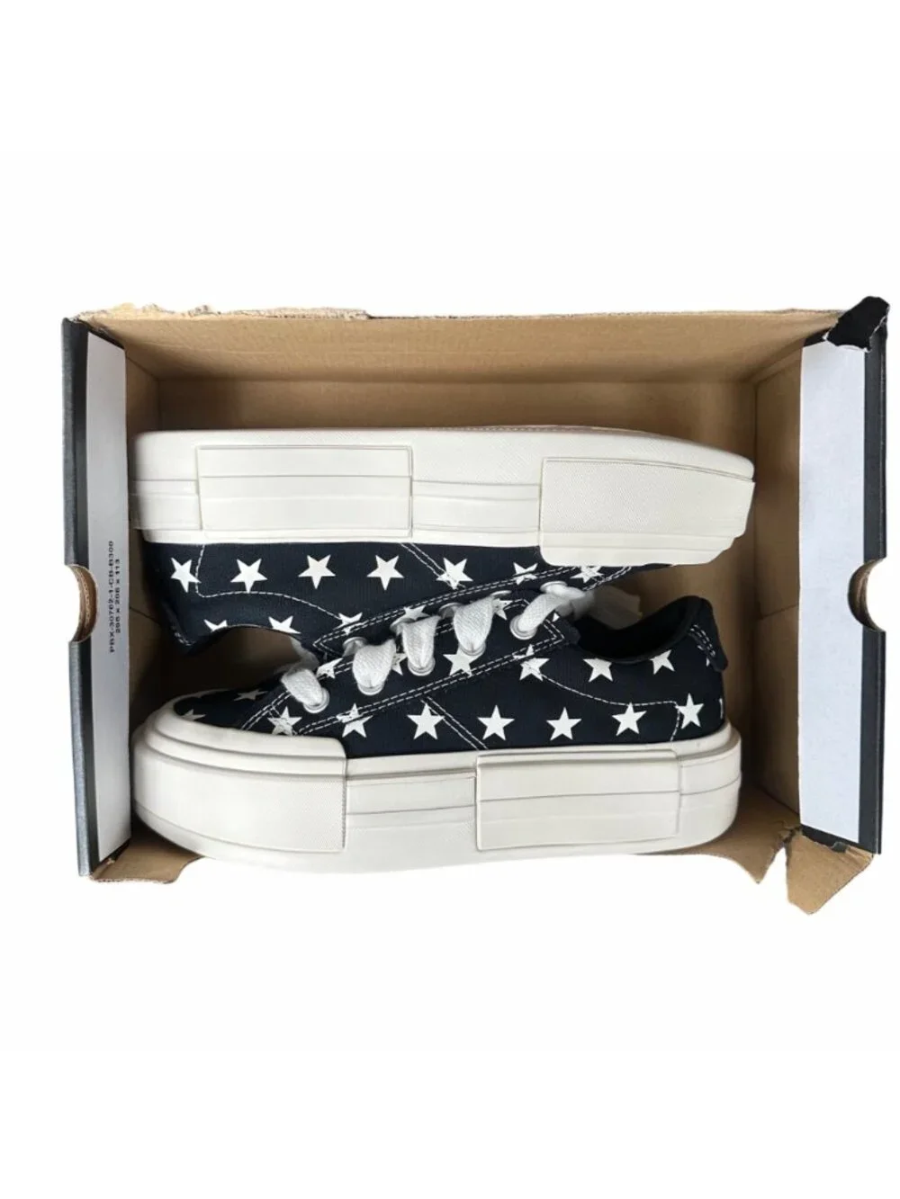 ⭐Converse Chuck Taylor Cruise Stars Platform 10 Womens Shoes Black Beige A15497C